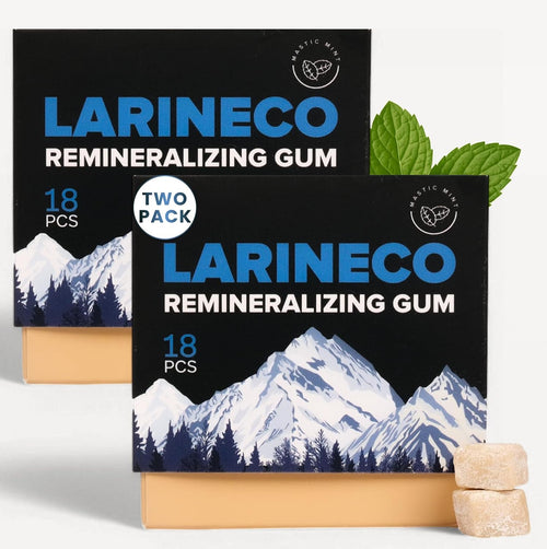Larineco Remineralizing Gum – 36 Pieces, Mastic Mint